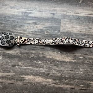 Y2K Leopard Print Women's Belt